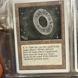 MTG Magic the Gathering 1x NM Millstone - Revised Edition x1 - Image 1