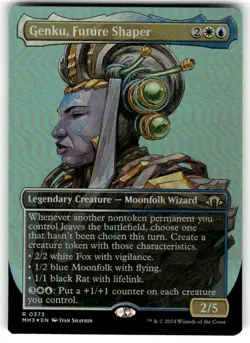 FOIL - Genku, Future Shaper (Borderless) - Modern Horizons 3 - MTG - Image 1