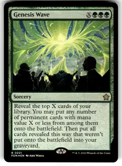 FOIL - Genesis Wave - Foundations - MTG - Image 1