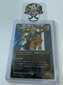 Magic the Gathering MTG Hope Estheim Borderless Surge Foil 541 Final Fantasy - Image 1