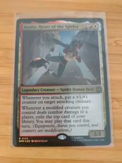 MTG Arana, Heart of the Spider (FOIL) 0123 Spider-Man M/NM Free UK P&P - Image 1