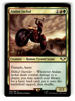 Atalan Jackal 105 - Universes Beyond: Warhammer 40,000 - MTG - Image 1