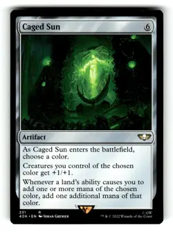 Caged Sun 231 - Universes Beyond: Warhammer 40,000 - MTG - Image 1