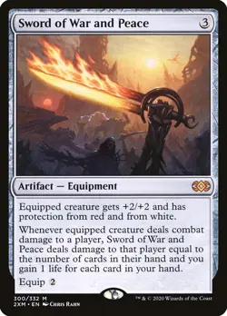MTG Magic the Gathering Sword of War and Peace (300/503) Double Masters NM - Image 1