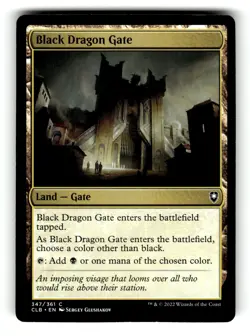 Black Dragon Gate 347 - Commander Legends: Battle for Baldur's Gate - MTG - Image 1