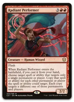 Radiant Performer #54 (NM) Commander 2021 C21 Magic MTG - Image 1