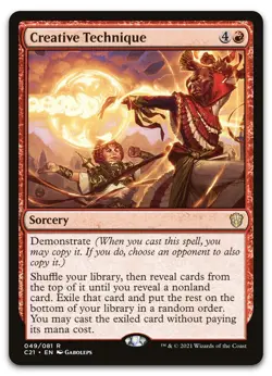 Creative Technique #49 (NM) Commander 2021 C21 Magic MTG - Image 1