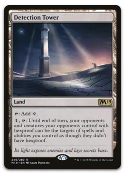 Detection Tower #249 (NM) Core Set 2019 M19 Magic MTG - Image 1