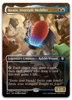 Kwain, Itinerant Meddler (Borderless) #90 (NM) Bloomburrow BLC Magic MTG - Image 1