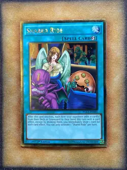Yugioh Shared Ride PGL3-EN084 Gold Rare 1st Ed NM - Image 1