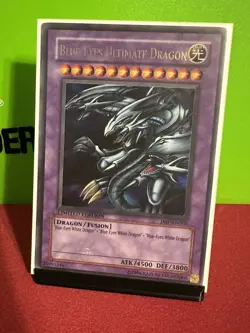 Blue-Eyes Ultimate Dragon JMP-EN005 Limited Edition Yugioh LP - Image 2