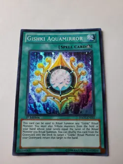 Yugioh Gishki Aquamirror HA05-EN055 Super Rare 1st Edition NM - Image 1