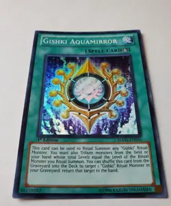 Yugioh Gishki Aquamirror HA05-EN055 Super Rare 1st Edition NM - Image 2
