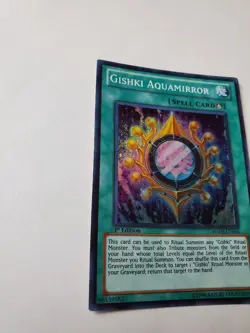 Yugioh Gishki Aquamirror HA05-EN055 Super Rare 1st Edition NM - Image 3