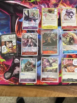 One Piece OP15-EB04 Lot Of 10 - Luffy Don Car, Krueger SR, Holo NM - Image 1