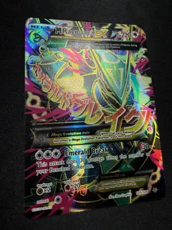 2015 Pokemon Mega M Rayquaza EX Full Art 105/108 XY Roaring Skies NM - Image 4