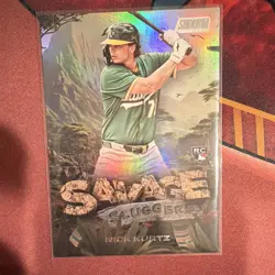 Topps Stadium Club 2025 Savage Sluggers Nick Kurtz Athletics Rookie #SS-21 - Image 1