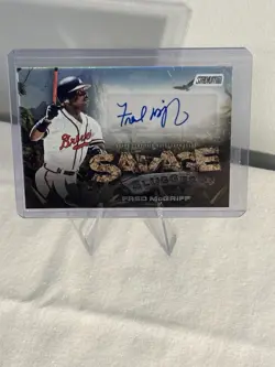 2025 Topps Stadium Club Fred McGriff Savage Sluggers Auto #SS-FM Atlanta Braves - Image 1