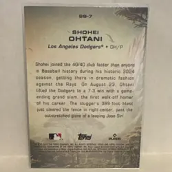 Topps 2024 Stadium Club Savage Sluggers Shohei Ohtani SS-7 Los Angeles Dodgers - Image 2