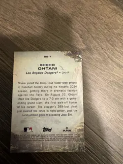 2025 Topps Stadium Club - Savage Sluggers Shohei Ohtani #SS-7 - Image 2
