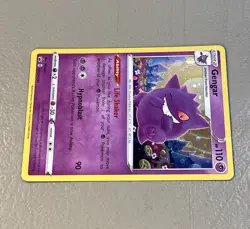Pokemon Gengar Promo SWSH052 S&S Black Star Holo Rare - Image 4