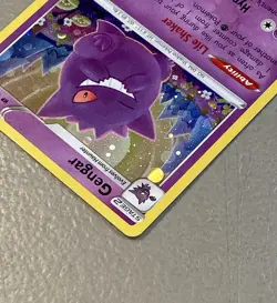 Pokemon Gengar Promo SWSH052 S&S Black Star Holo Rare - Image 5