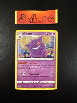 MINT/NM Gengar Holo Black Star Promo SWSH052 Pokemon Card - Image 1