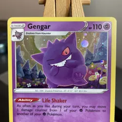 Pokemon Card | Gengar SWSH052 Black Star Promo Holo Rare 2020 NM - Image 4