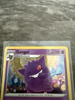 Pokemon Gengar TCG SWSH052 Black Star Promo Card Mint Condition - Image 4