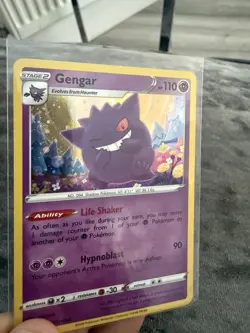 Pokemon Gengar TCG SWSH052 Black Star Promo Card Mint Condition - Image 5