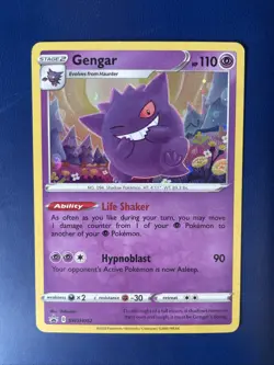 Pokemon TCG 2020 Sword & Shield Gengar Cosmos Holo SWSH052 Black Star Promo NM+ - Image 1