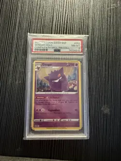 Pokemon Card Gengar SWSH052 Black Star Promo Card PSA 8 - Image 1