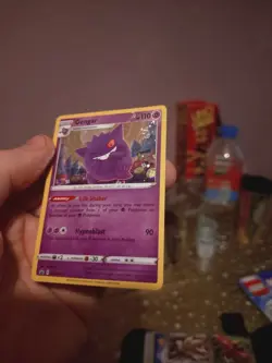 Pokemon Gengar TCG SWSH052 Black Star Promo Card Mint Condition With Swirl - Image 2