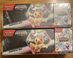 Lot of 2: Pokemon Prismatic Evolutions Surprise Box Booster Bundle: Sam’s Club - Image 1