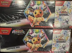 LOT OF 2: Pokemon Prismatic Evolutions Surprise Box & Booster Bundle Sam’s Club! - Image 1