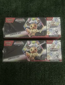 Pokemon Prismatic Evolutions Surprise Box/Booster Sam's Club Bundle (Lot Of 2) - Image 1