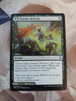 MTG Malakir Rebirth Malakir Mire Zendikar Rising 2020 LP Magic the Gathering - Image 1
