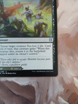 MTG Malakir Rebirth Malakir Mire Zendikar Rising 2020 LP Magic the Gathering - Image 5