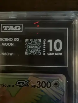 Pokemon TCG Moltres Zapdos Articuno Tag Team GX Hidden Fates 69/68 TAG 10 GM MT - Image 2