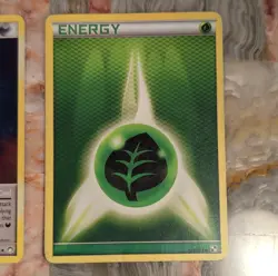 Pokemon TCG Darkness Energy 119/123 & Grass Energy 105/113 Card Lot 2 Cards - Image 3