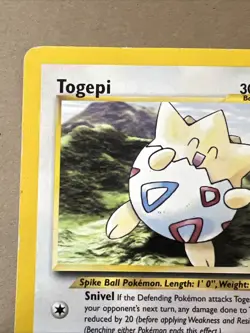 Pokemon TCG Togepi Card 30 WOTC Promo Black Star - Image 2