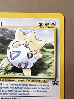 Pokemon TCG Togepi Card 30 WOTC Promo Black Star - Image 3