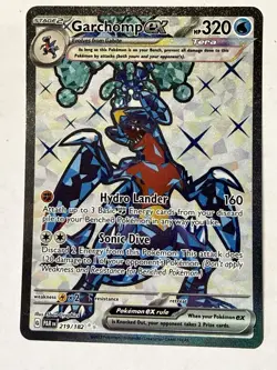 Pokemon Garchomp EX Holo Ultra Rare TCG Card Paradox Rift 219/182 - Image 1