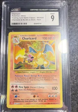 Charizard 003/034 Trading Card Game Classic Holo - Image 1