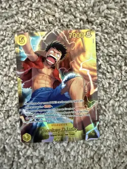 Monkey D Luffy OP15-119 SEC One Piece Card Game English NM - Image 1