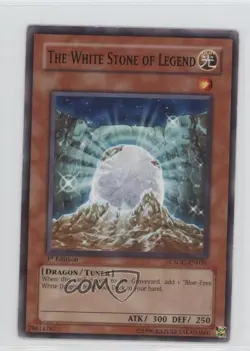 The White Stone of Legend 1st Ed. YuGiOh Crossroads Chaos #CSOC-EN035 2008 READ - Image 1