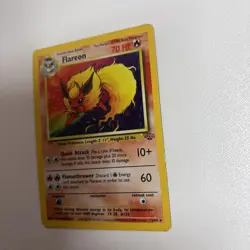 Flareon 3/64 Jungle Holo Rare Vintage Pokemon Card 1999 WOTC HP - Image 3