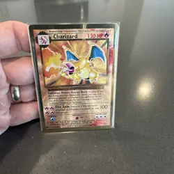 Pokemon Charizard Celebrations 25th Gold Metal Card from UPC - Image 2