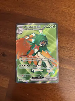 Pokemon Decidueye EX Holo POR 100/088 320 HP 240 Attack TCG Card 2024 - Image 1