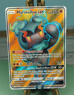 Pokemon Marshadow GX (Full Art) 137/147 SM-Burning Shadows Holo Trading Card TCG - Image 1